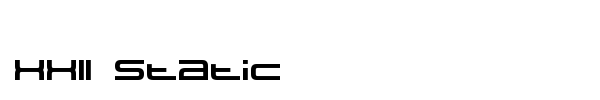 XXII Static font preview
